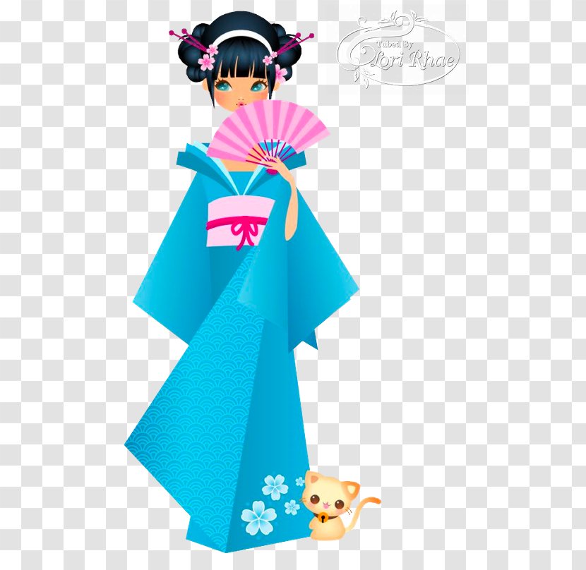 Japanese Art Geisha Doll - Deviantart - Japan Transparent PNG