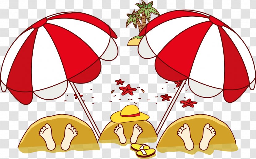 Sandy Beach Clip Art - Fictional Character - Children Playing On The Transparent PNG