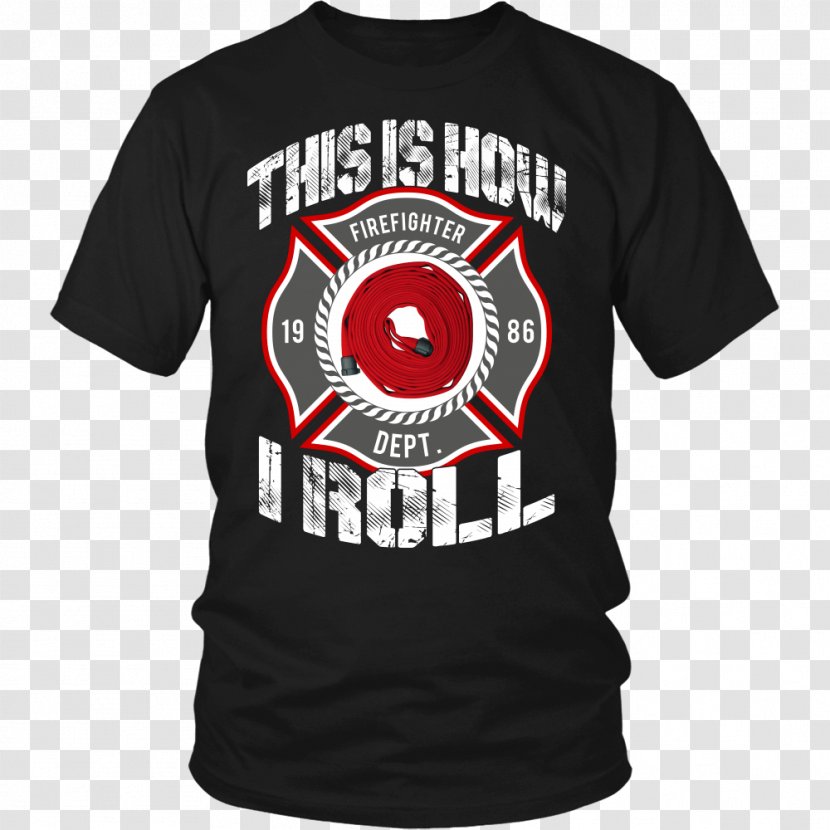 T-shirt Hoodie Hat Male - Gildan Activewear - Firefighter Tshirt Transparent PNG