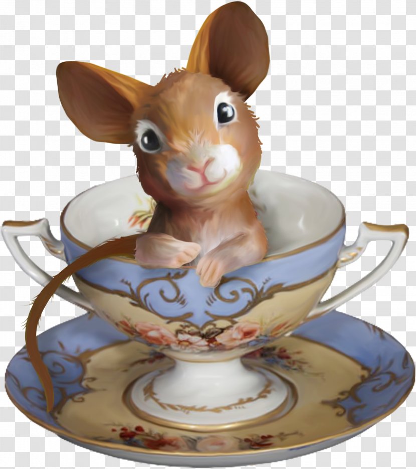 Computer Mouse - Dishware - Cartoon Cute Transparent PNG