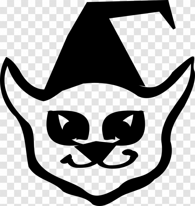 Cat Dog Clip Art - Monochrome - Mr. Transparent PNG