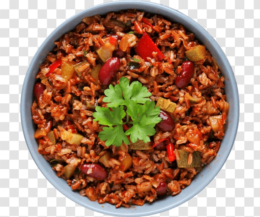 Pilaf Vegetarian Cuisine Jollof Rice Fast Food - Veganism - Salad Transparent PNG