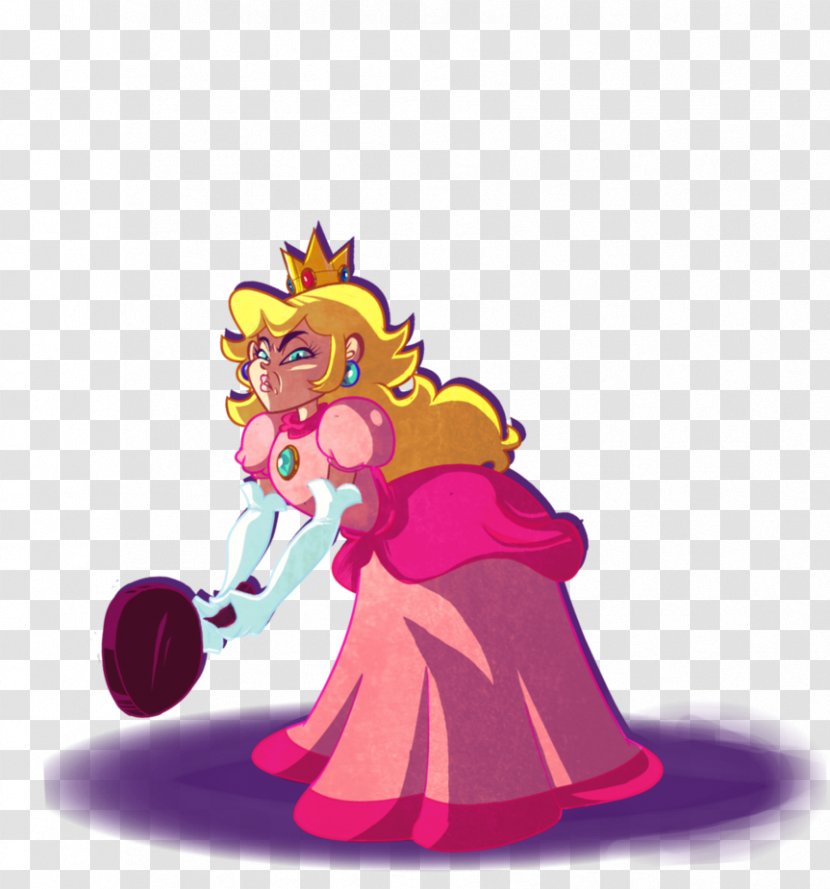 Vertebrate Clip Art Illustration Figurine Legendary Creature - Princess Peach And Bowser Transparent PNG