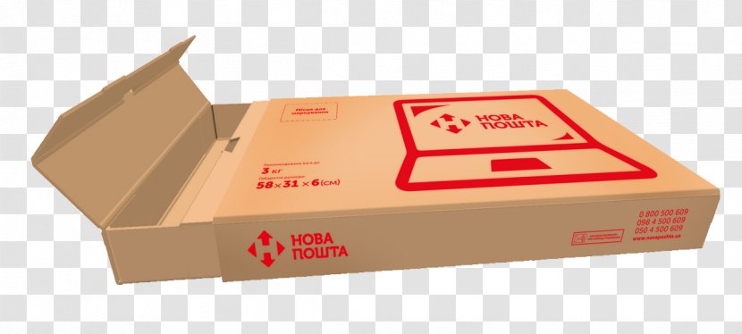 Box Nova Poshta Packaging And Labeling Mail Cardboard Transparent PNG