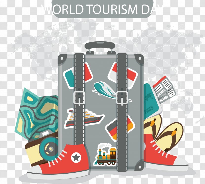 Travel Suitcase World Tourism Day U6613u62c9u5b9d - Baggage - Gray Sense Transparent PNG