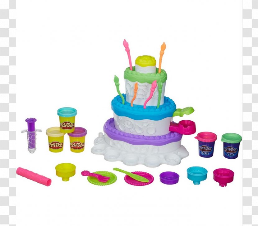 Play-Doh Layer Cake Amazon.com Frosting & Icing Transparent PNG