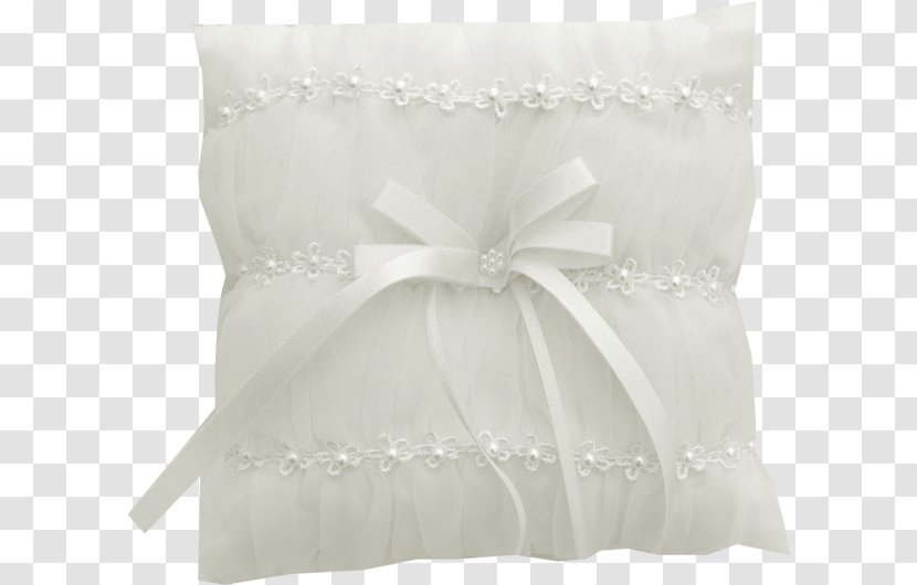 Ring Pillows & Holders Throw Cushion Lace - Pillow Transparent PNG