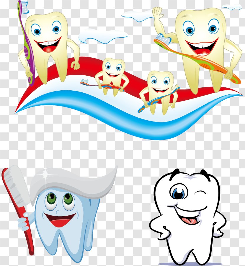 Dentistry Cartoon Clip Art - Flower - Teeth Cartoons Transparent PNG