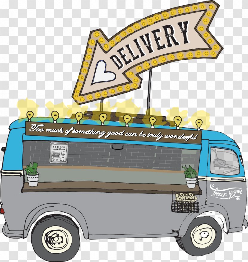 Dr Balloon Delivery Commercial Vehicle Car Van Truck - Trip Summer Icon Transparent PNG
