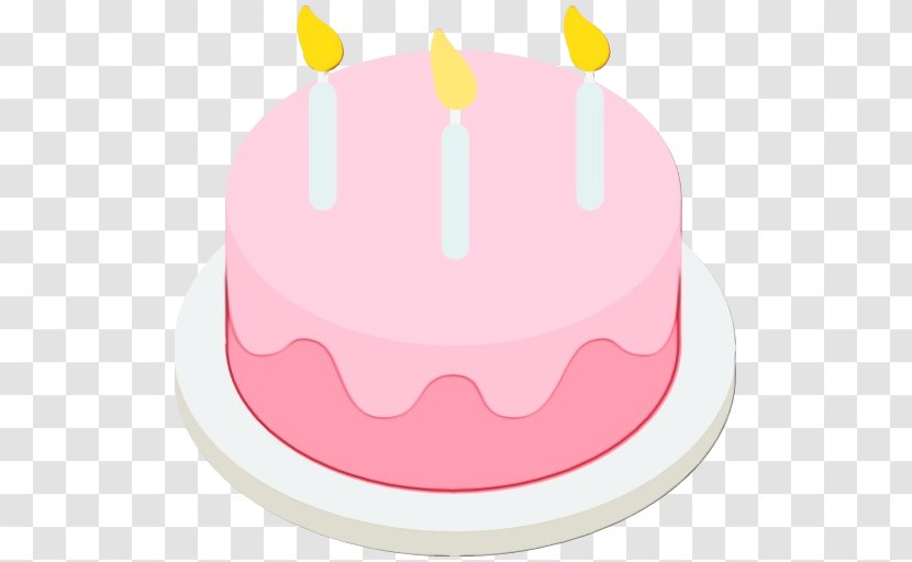 Pink Birthday Cake - Cuisine Sugar Transparent PNG