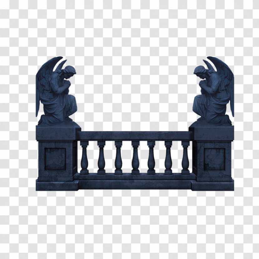 Download Handrail Icon - Sculpture - Angel Fence Transparent PNG