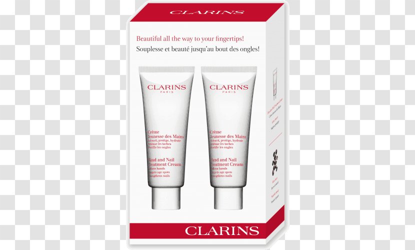 Anti-aging Cream Perfume Hand Skin - Clarins And Nail Treatment Transparent PNG