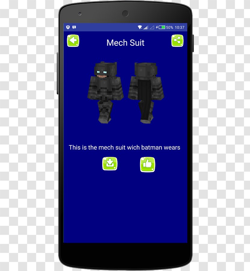 Minecraft: Pocket Edition Screenshot Google Play - Gadget - Skins Minecraft Pe Transparent PNG