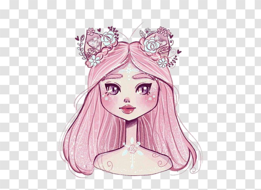 Drawing Illustration Art Sketch Pink - Mythical Creature - Painting Transparent PNG