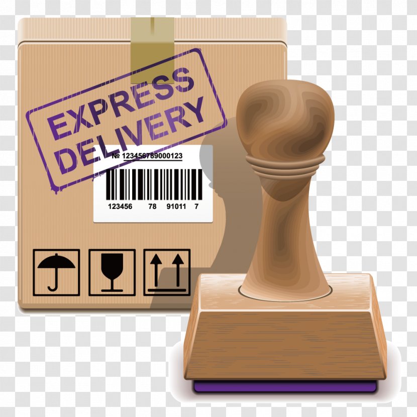 Cargo Label Box - Carton - Vector Seal Transparent PNG