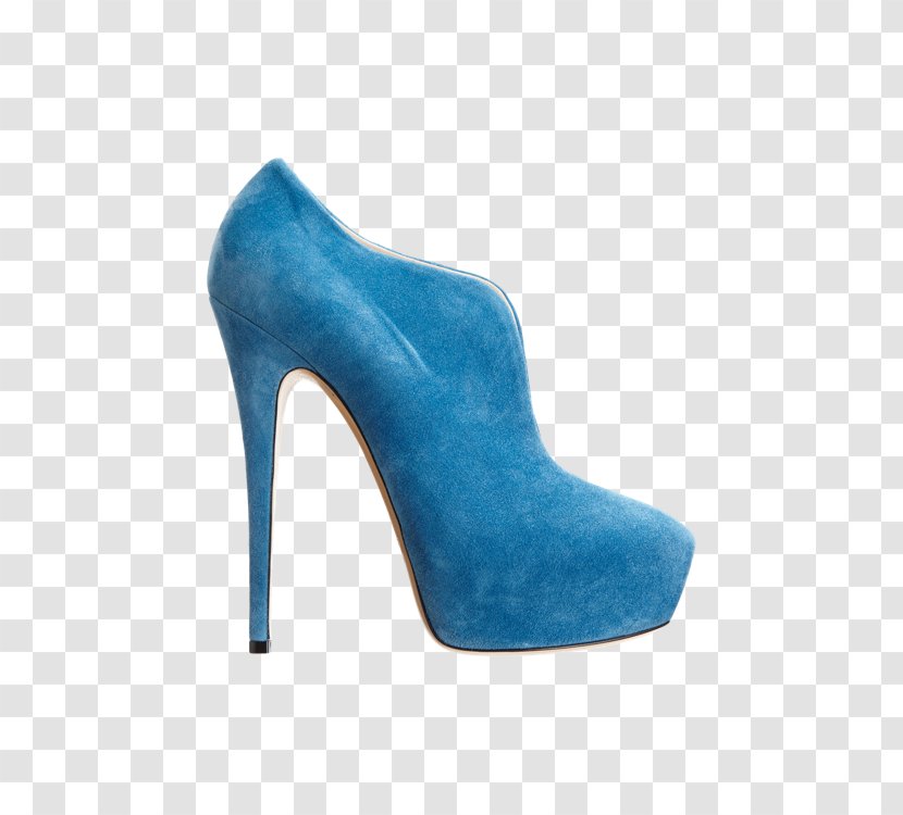 High-heeled Shoe Stiletto Heel Suede Boot - Teal - Platform Shoes Transparent PNG