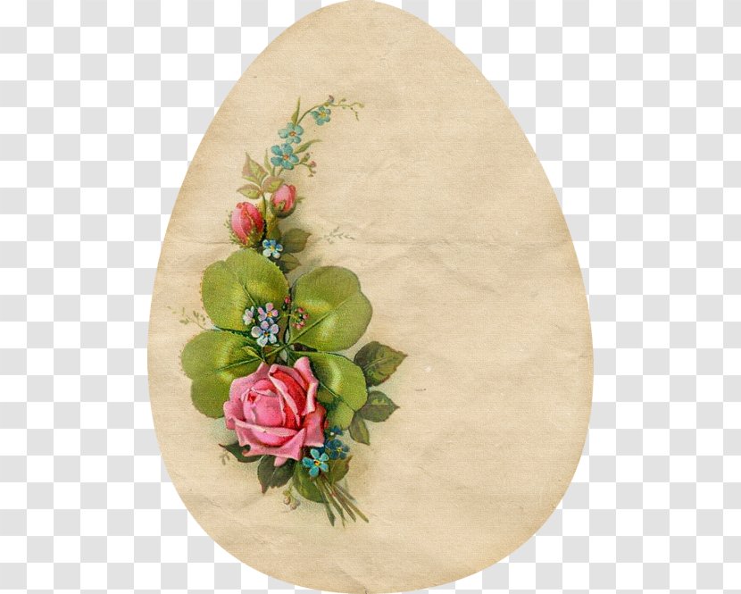 Easter Egg Floral Design Clip Art - Picture Frames Transparent PNG