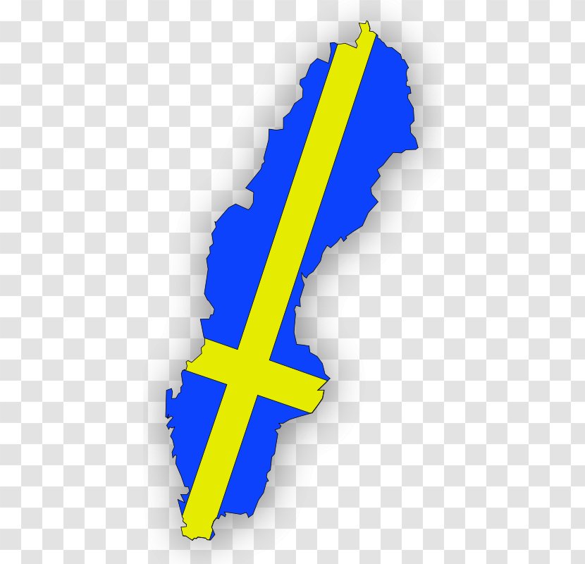Sweden Clip Art - Electric Blue - Flag Transparent PNG