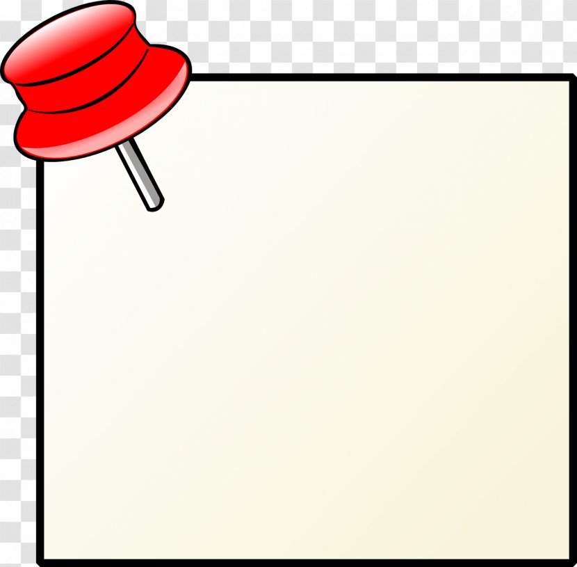 Post-it Note Paper Clip Art - Postit - Pushpin Transparent PNG