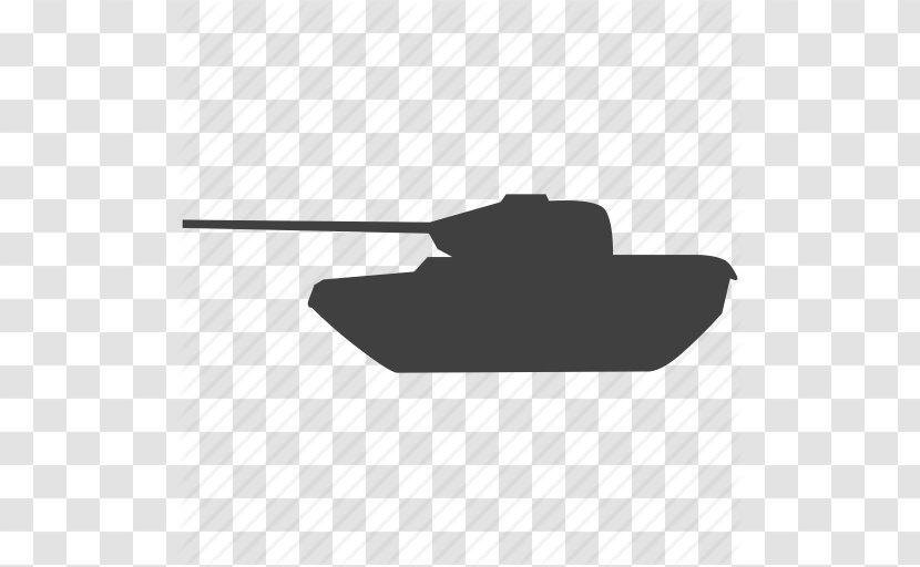 Tank Army Military - Silhouette - Icons Download Transparent PNG