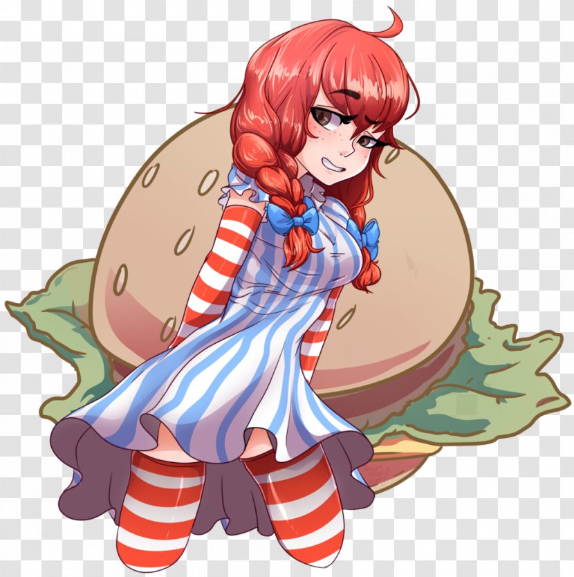 Ronald McDonald Fast Food KFC Wendy's Company - Cartoon - Wendy Transparent PNG