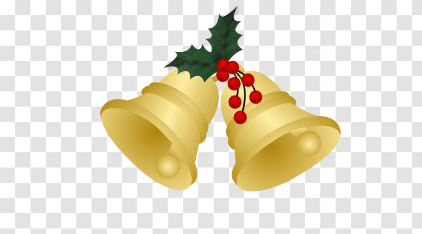 Christmas Bell - Gold - Golden Transparent PNG