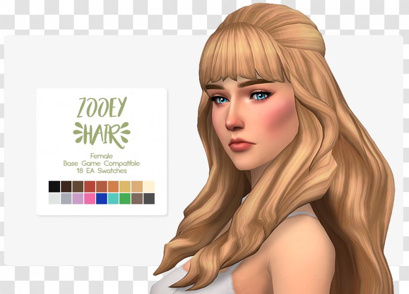 The Sims 4: Spa Day Maxis Hair Coloring - Silhouette Transparent PNG