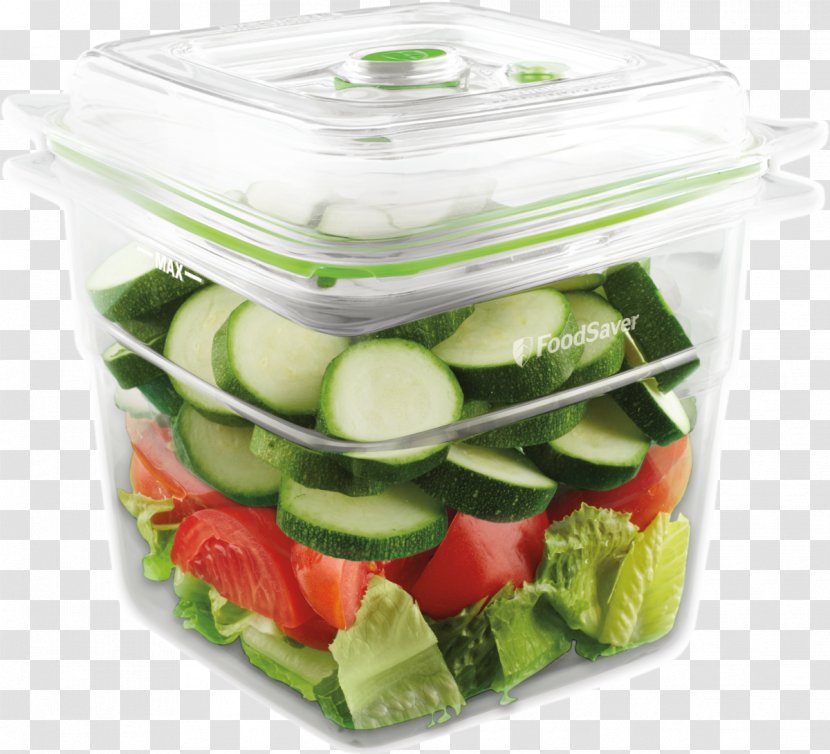 Vacuum Packing Food Storage Containers Seal Lid - Vegetable - Tritan Transparent PNG