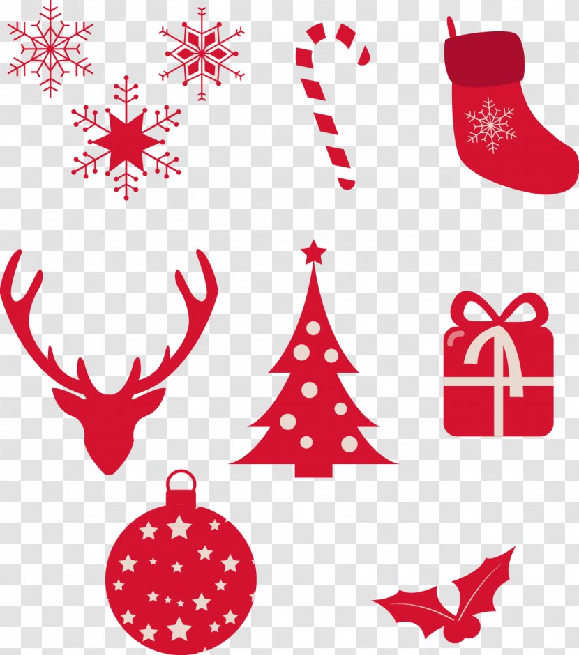 Christmas Ornament Decoration Tree - Hand-painted Pattern Vector Transparent PNG