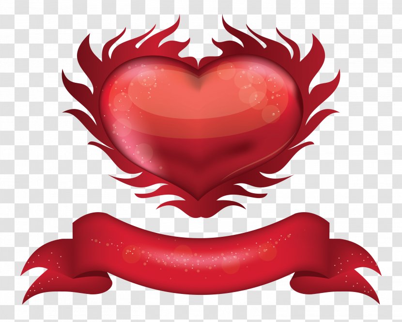 American Heart Association Cardiovascular Disease - Red With Banner Clipart Picture Transparent PNG
