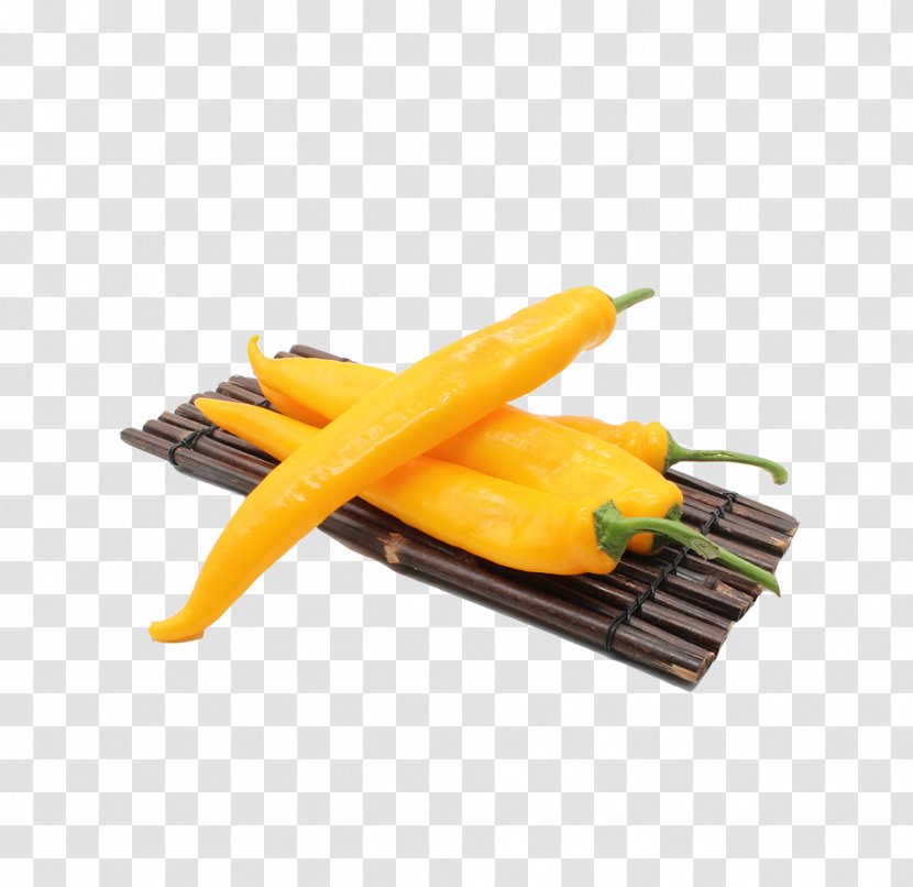 Bell Pepper Yellow Vegetable - Long Transparent PNG