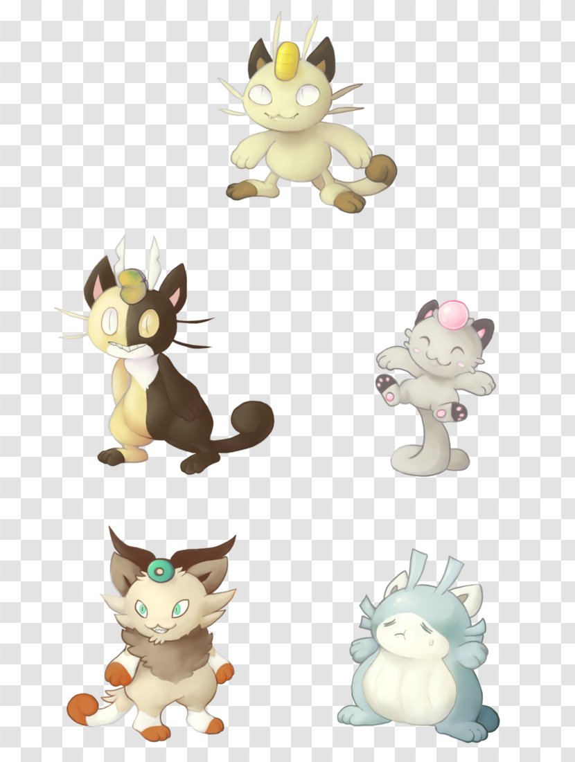 Cat Pokémon X And Y Meowth Sun Moon - Eevee Transparent PNG