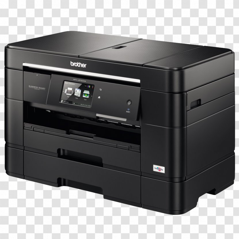 Paper Inkjet Printing Brother Industries Multi-function Printer - Ink Cartridge - Fax Transparent PNG