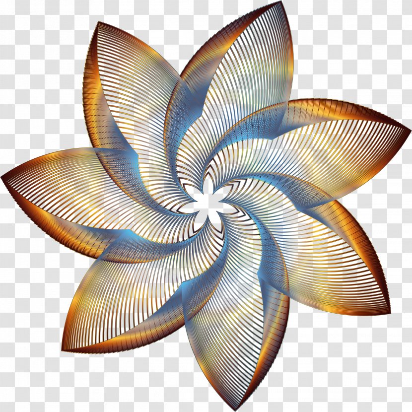 Line Art Flower Clip Transparent PNG