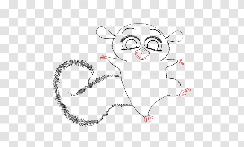 Mort Drawing Madagascar Line Art Sketch - Tree - Sushi Handmade Lesson Transparent PNG