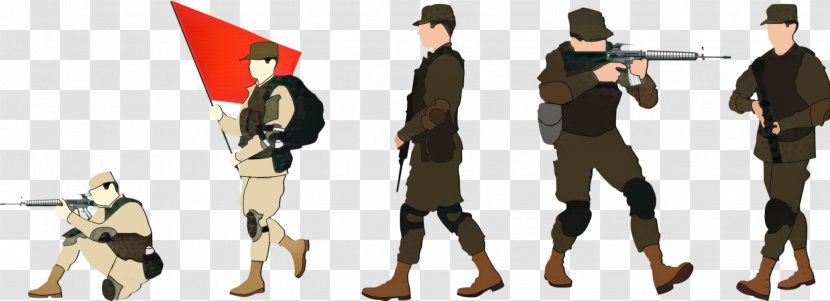 Soldier Cartoon - Uniform - Personal Protective Equipment Military Transparent PNG