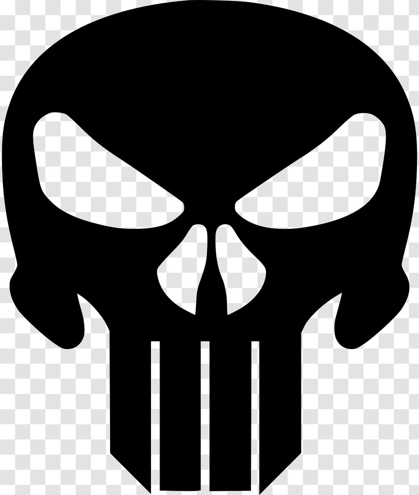 Punisher Logo Clip Art - Skull Transparent PNG