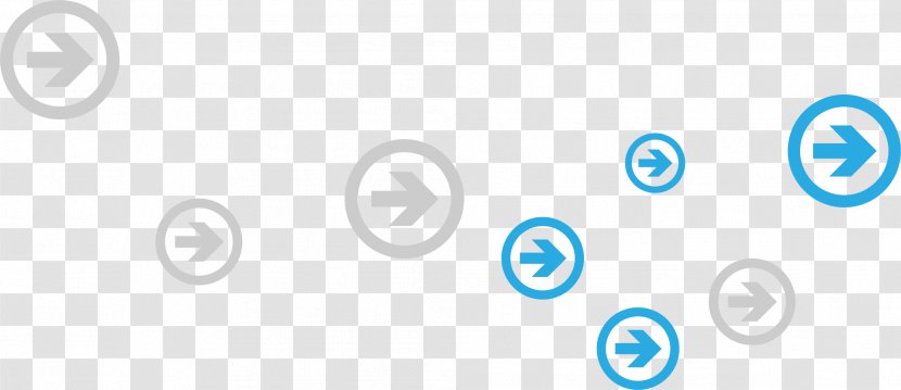 Arrow Icon - Brand - Blue Circle Transparent PNG