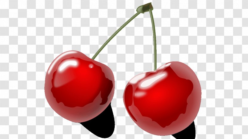 Line Art Drawing Clip - Public Domain - Cherry Fruit Transparent PNG