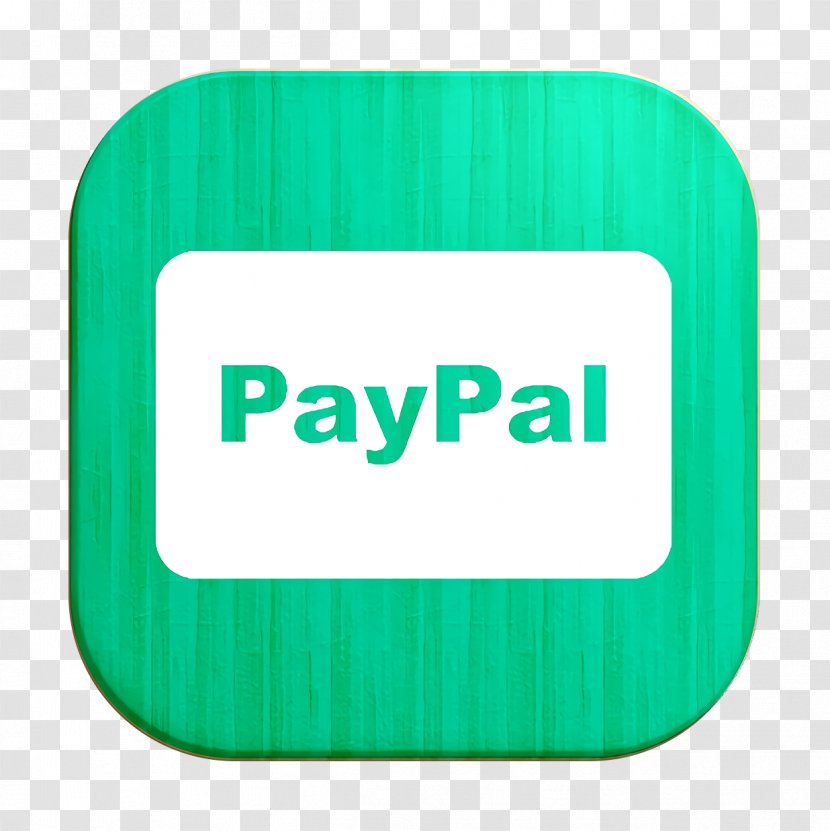 Online Payment Icon Transaction Method - Teal - Rectangle Material Property Transparent PNG