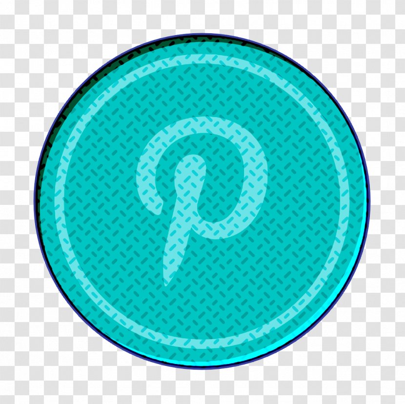 Pinterest Icon Social - Symbol Electric Blue Transparent PNG
