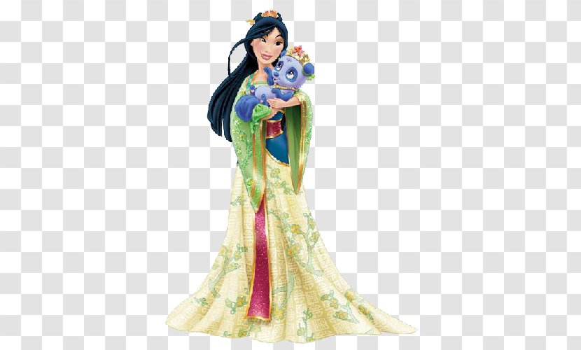 Fa Mulan Princess Jasmine Aurora Tiana Rapunzel - Figurine - Disney Palace Transparent PNG
