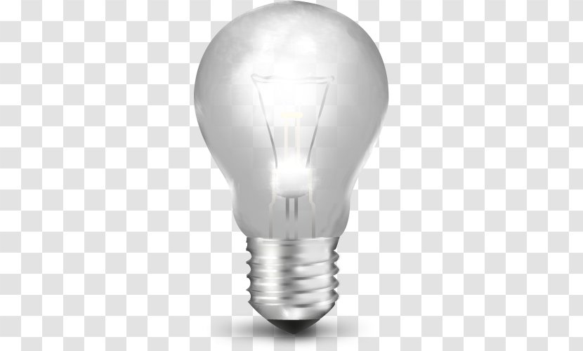 Incandescent Light Bulb Lighting Icon - Fixture - Off Transparent Image Transparent PNG
