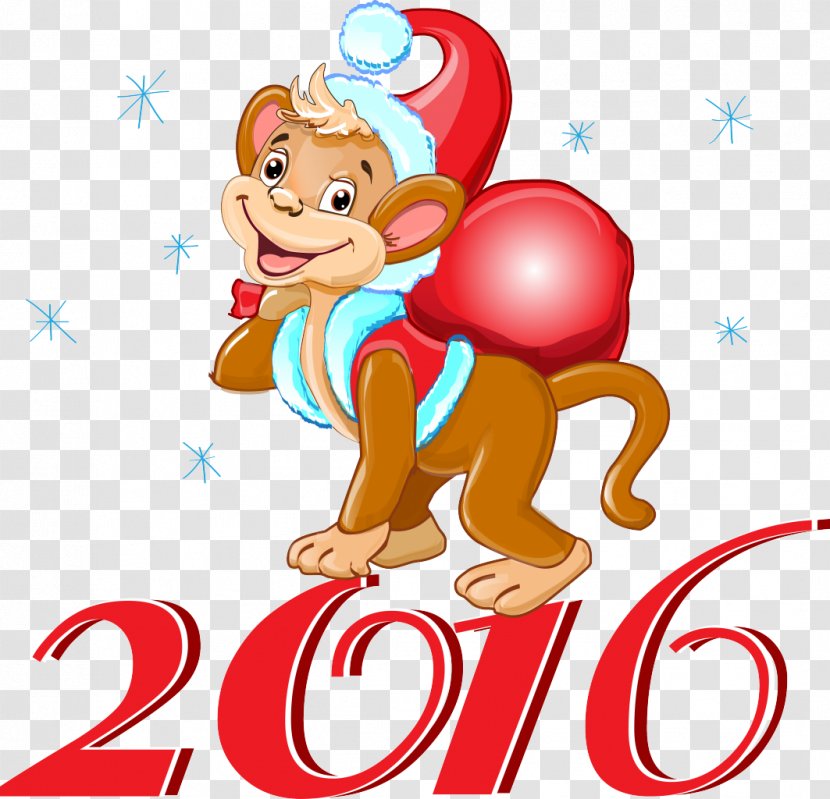 New Year's Day Christmas Chinese Year Resolution - Cartoon Transparent PNG