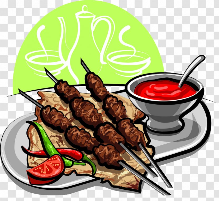 Barbecue Shish Kebab Steak Ribs - Mediterranean Food - Skewers Transparent PNG