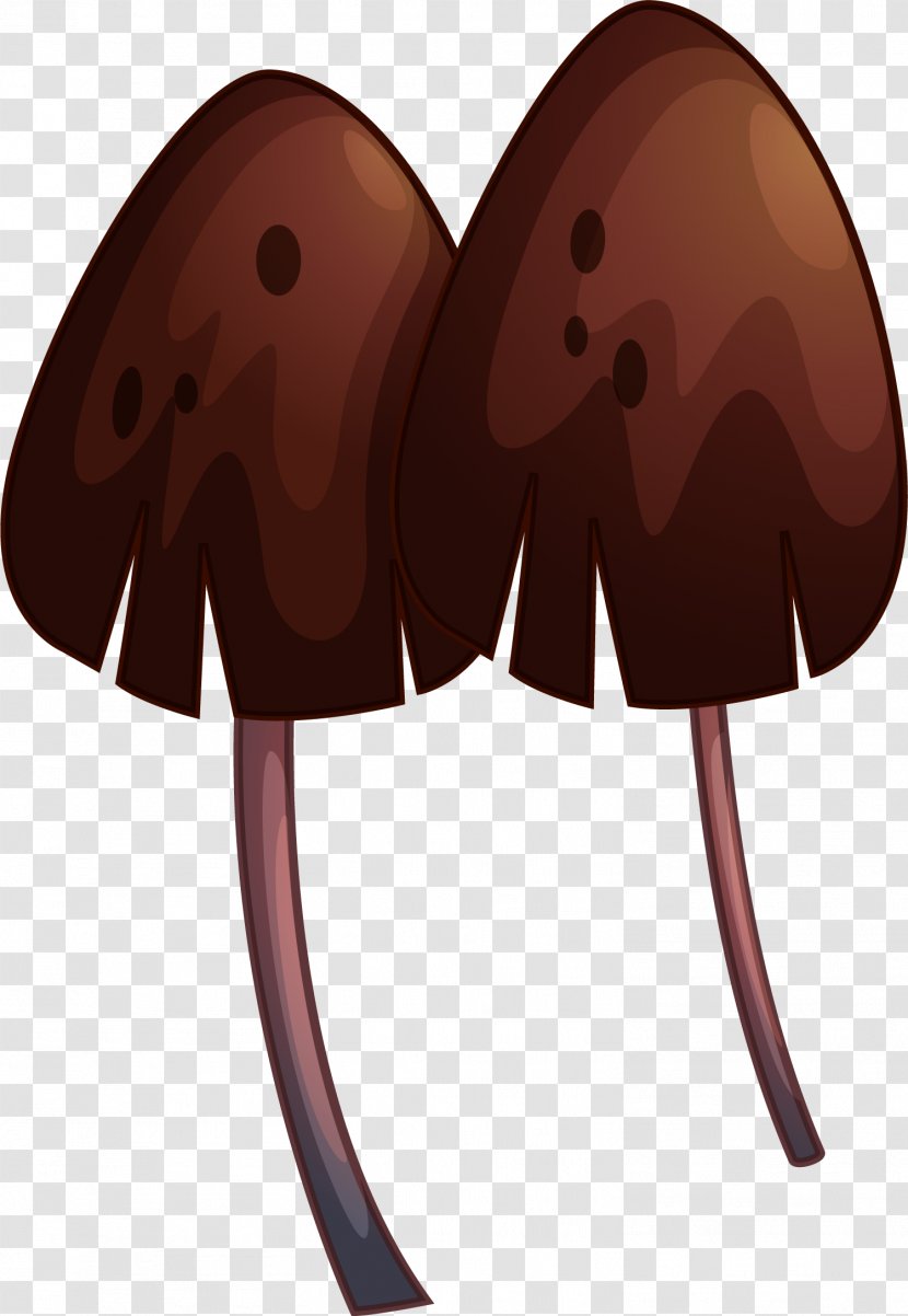 Coffee Mushroom Cafe - Brown - Simple Mushrooms Transparent PNG