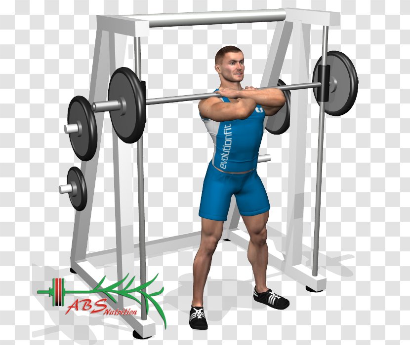 Squat Smith Machine Weight Training Barbell Exercise - Watercolor - Dumbbell Squats Transparent PNG