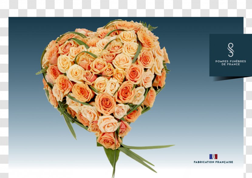 Garden Roses Funeral Flower Bouquet France - Floristry Transparent PNG