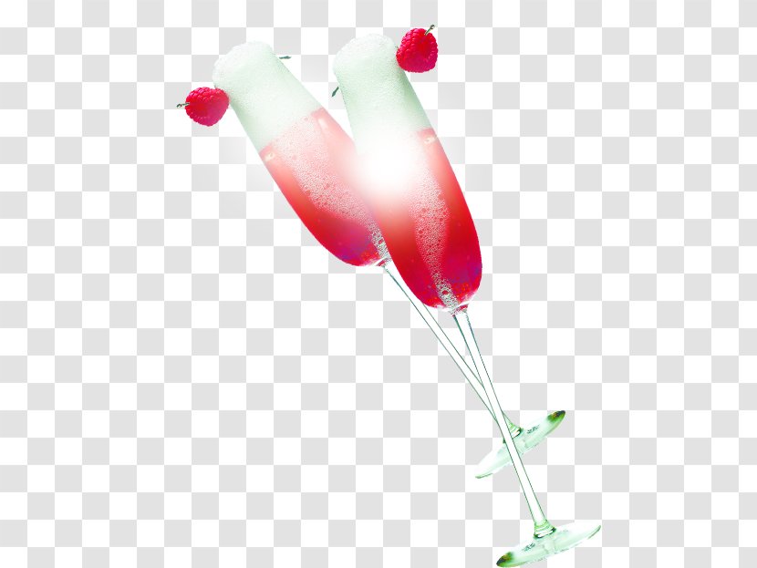 Champagne Cocktail Wine Garnish - Drink - Red Image Transparent PNG