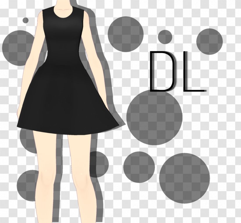 Little Black Dress Clothing Jumper Shorts - Cartoon Transparent PNG